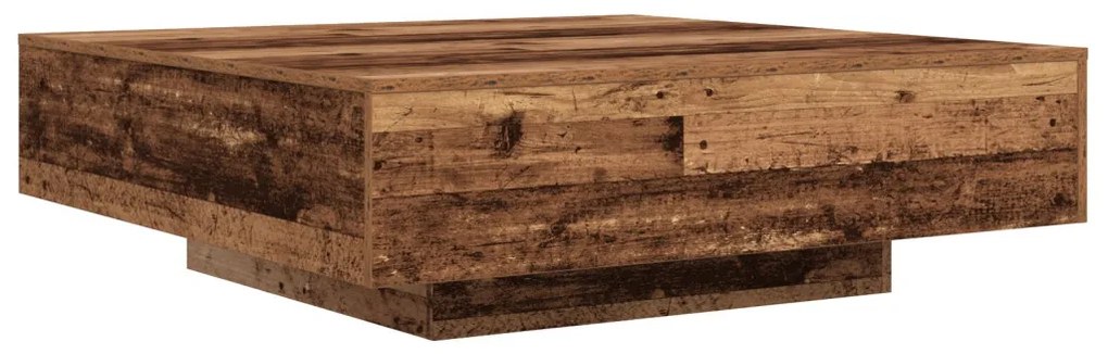 vidaXL Dohányzóasztal Öreg fa 100 x 100 x 31 cm Faanyag