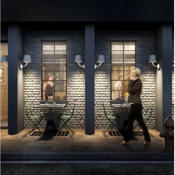 Gardino LX1791 - VIOLA LED kültéri fali lámpa LED/7W/230V IP65