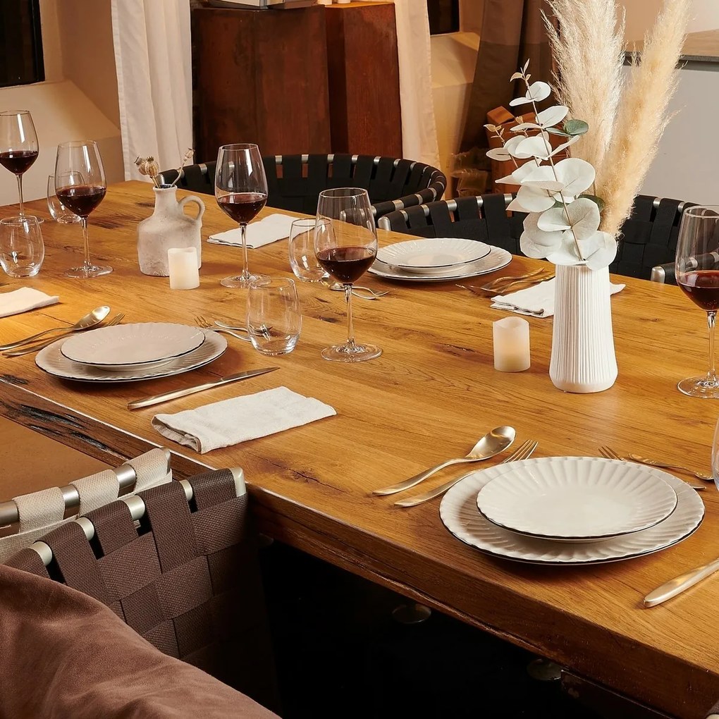 Mäser 4 db sekély tányér szett OSITA – 27 cm, krémes