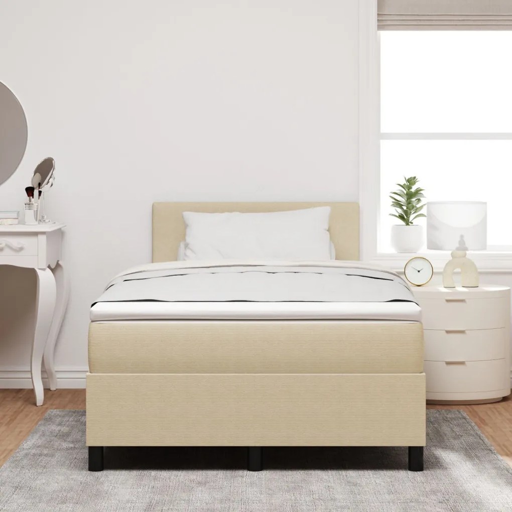 Box Spring Ágy Matrac Közönséges Zöld Szürke Kis Kétszemélyes Kordbársony