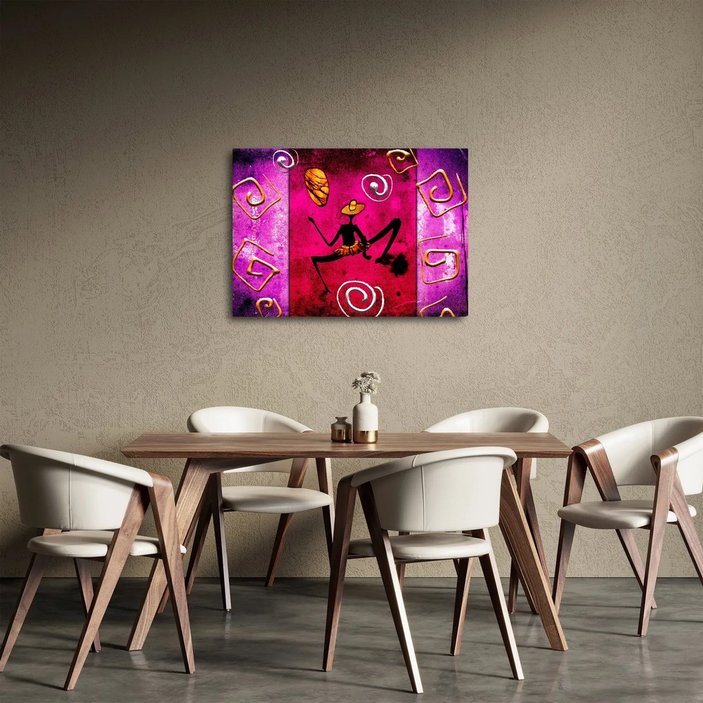 Történelmi falfestmény képe (70x50 cm)