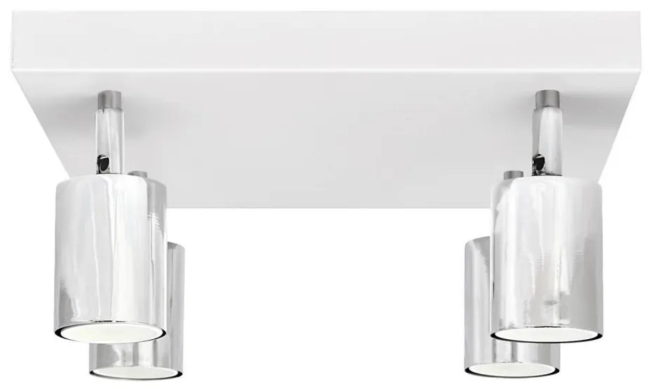 LED Spotlámpa TUNE 4xGU10/4,8W/230V matt króm/fehér