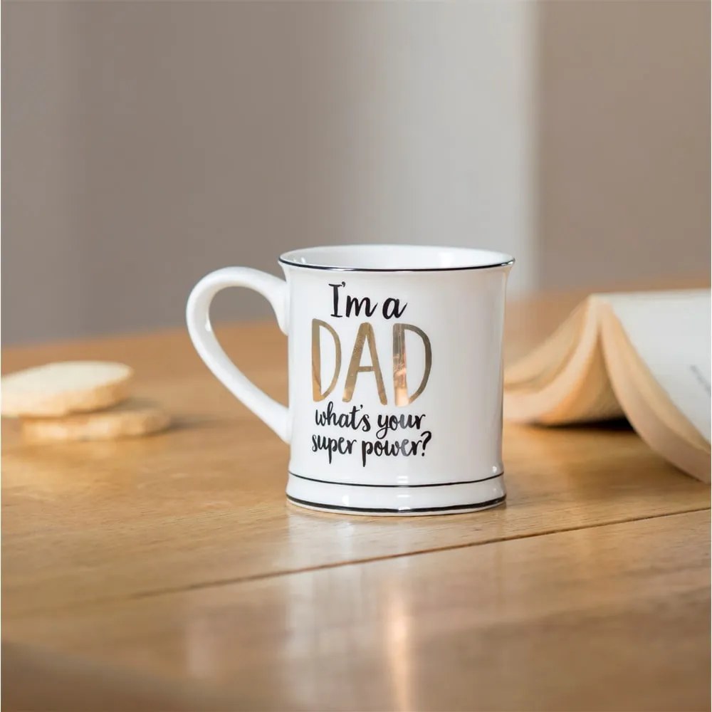 Super Dad porcelán bögre, 400 ml - Sass & Belle