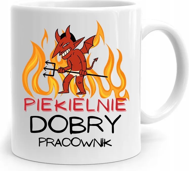 A Munkás Számára Pokolian Jó Bögre fényképes nyomtatással