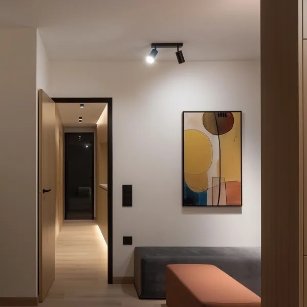 Brilagi - LED dimmelhető spotlámpa SELE 2xGU10/6,5W/230V fekete/arany