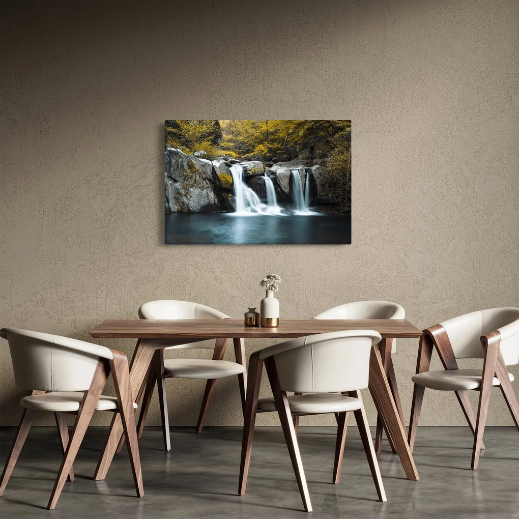 Kép - vízesés, Lushan, Kína (90x60 cm)