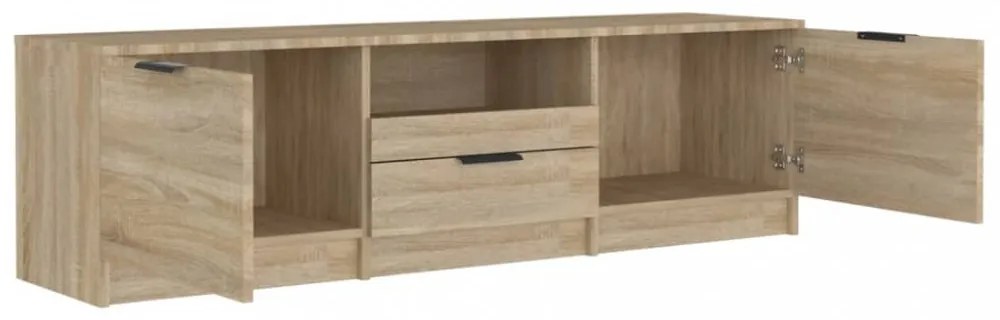 sonoma tölgyfa TV-szekrény 140 x 35 x 40 cm