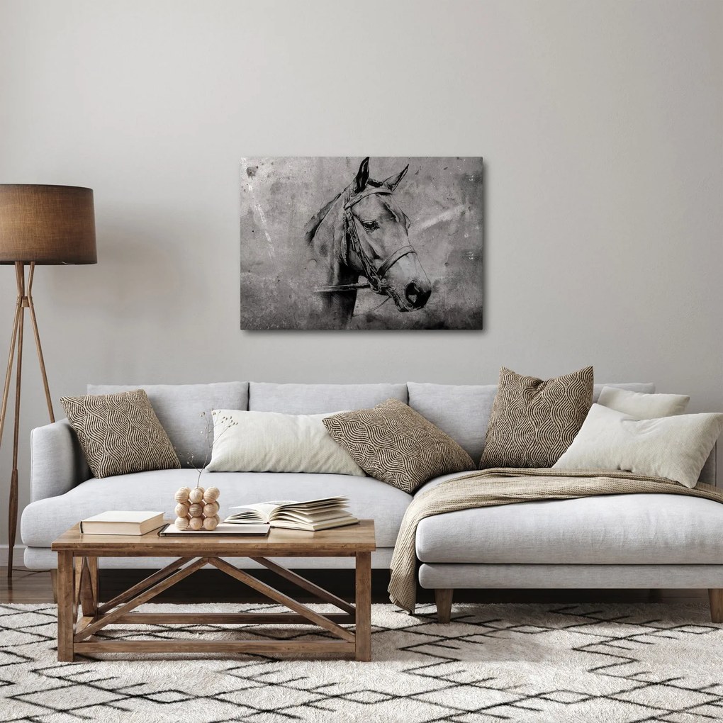 Kép - Egy ló portréja (70x50 cm)
