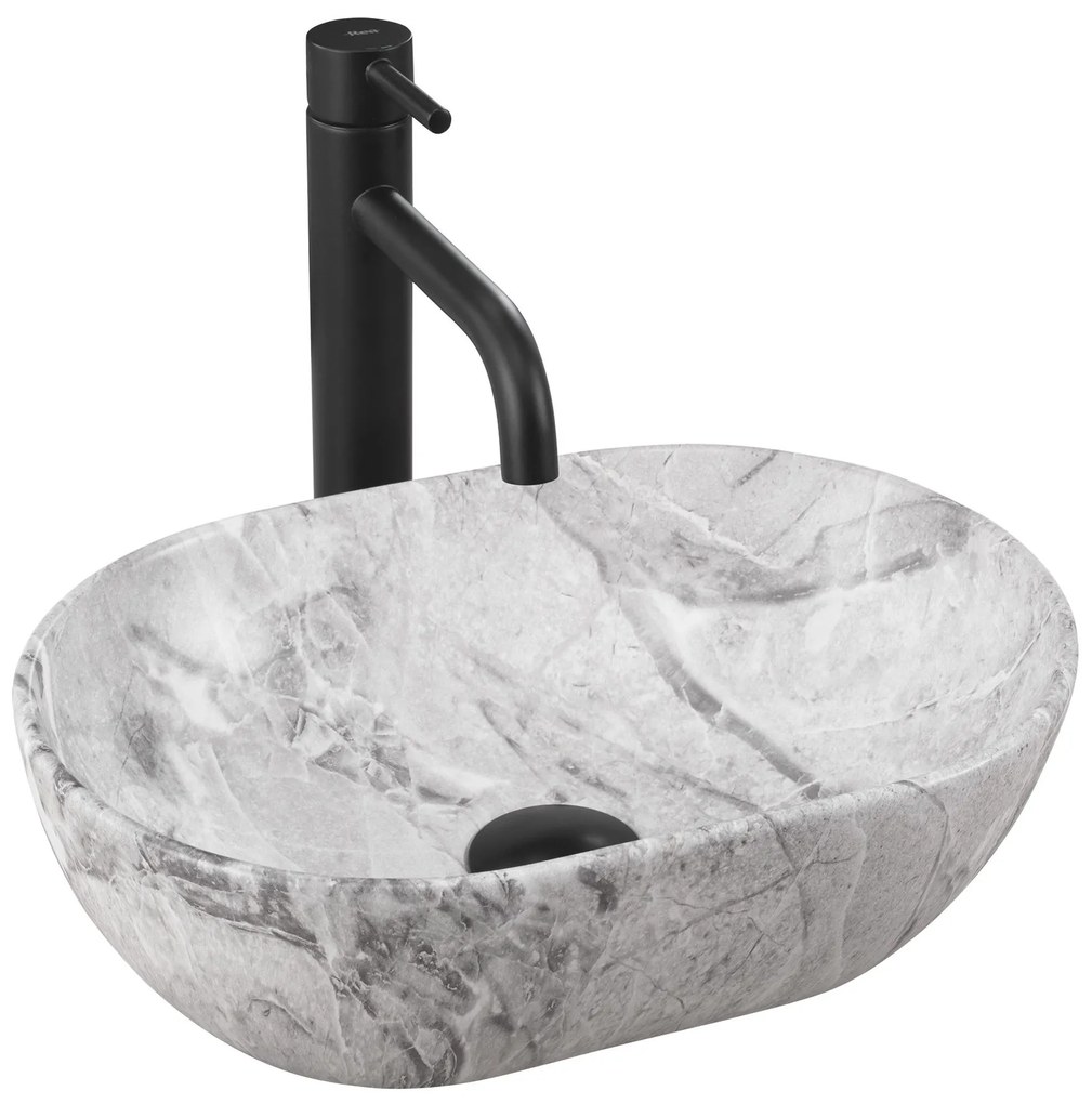 Pultos mosdókagyló Rea AMELIA MINI STONE MATT