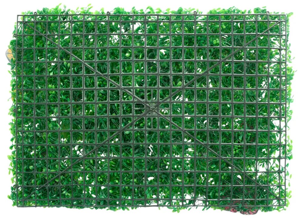 24 db zöld műnövénykerítés 40 x 60 cm