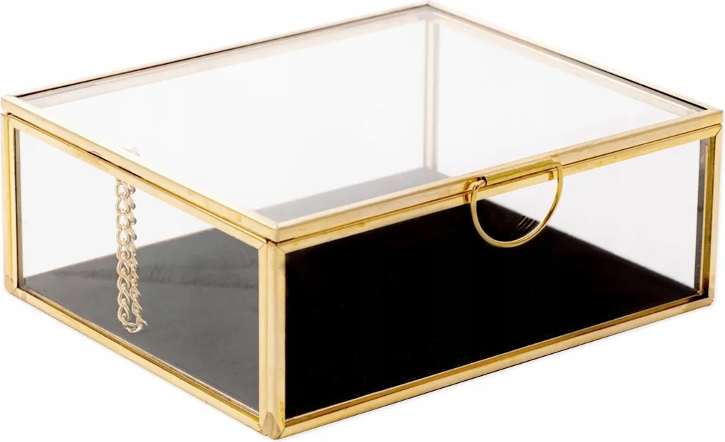 Grazia ékszerdoboz velúr béléssel 13x11x5 cm Homla