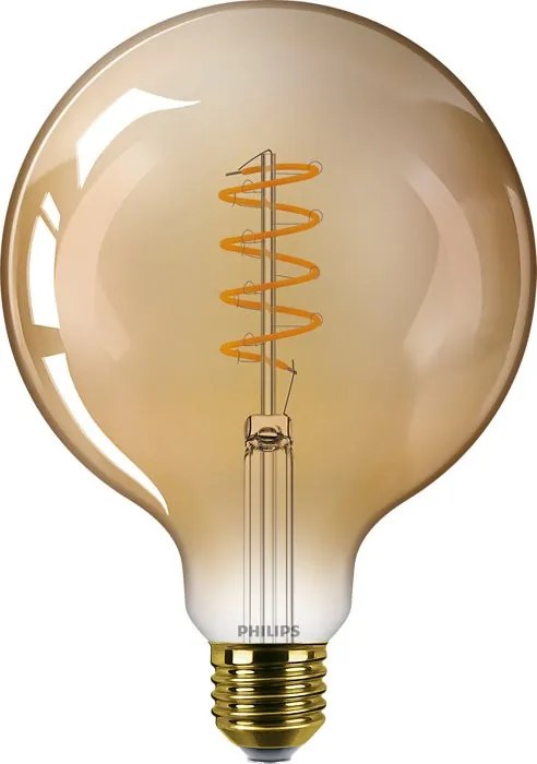 Philips G120 E27 LED Globe fényforrás, dimmelhető, 7.3W=50W, 2200K, 640 lm, 220-240V
