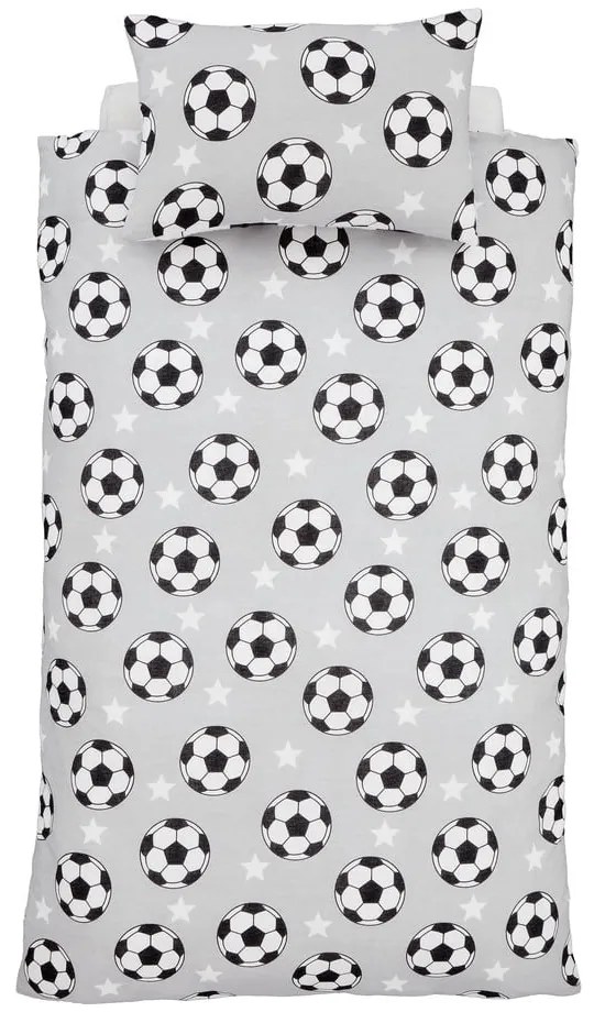 Egyszemélyes flanel gyerek ágyneműhuzat 135x200 cm Football Stars – Catherine Lansfield