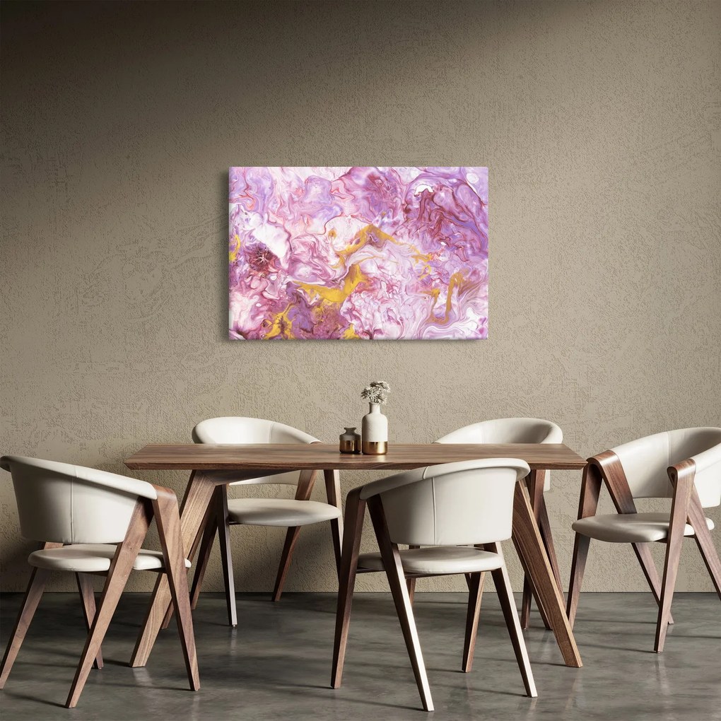Kép - Rózsaszín absztrakció (90x60 cm)