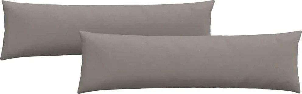 vidaXL Kanapé párnák 2 pcs Tópszínű 145 x 40 cm szövet