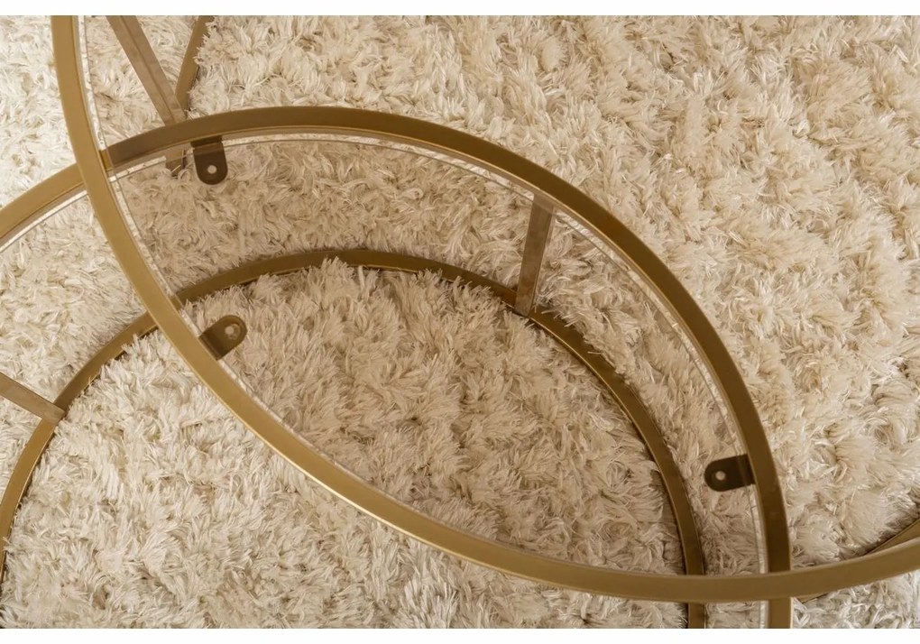 Aurum Gold and Bronze konferenciaasztal-készlet 80cm, 2 db