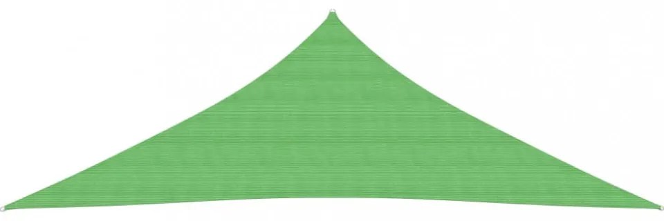 világoszöld HDPE napvitorla 160 g/m² 4 x 4 x 5,8 m