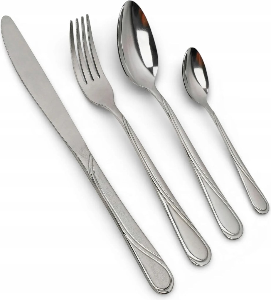 Evőeszköz Szett 24 Db-os – Rozsdamentes Acél 6 Személyes Klasszikus Minta