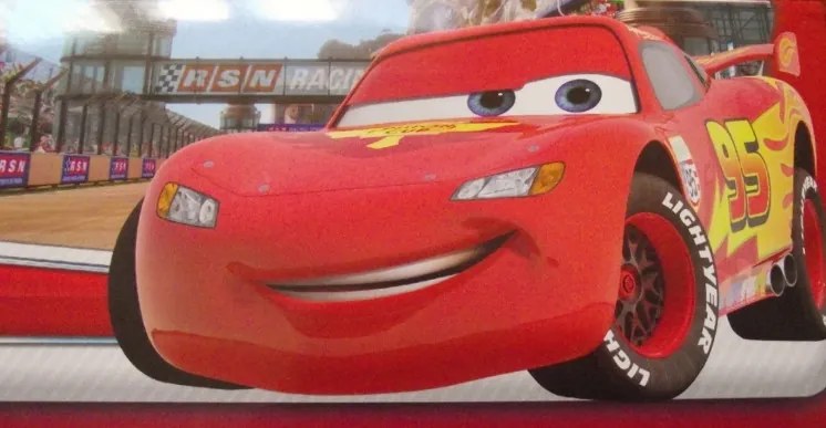 Villám McQueen 100% Pamut Ovis Verdás Gyerek Ágyneműhuzat 90 x 140 cm 2 részes