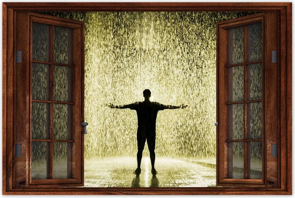 Poszterek 90x60 Keményen esik az eső