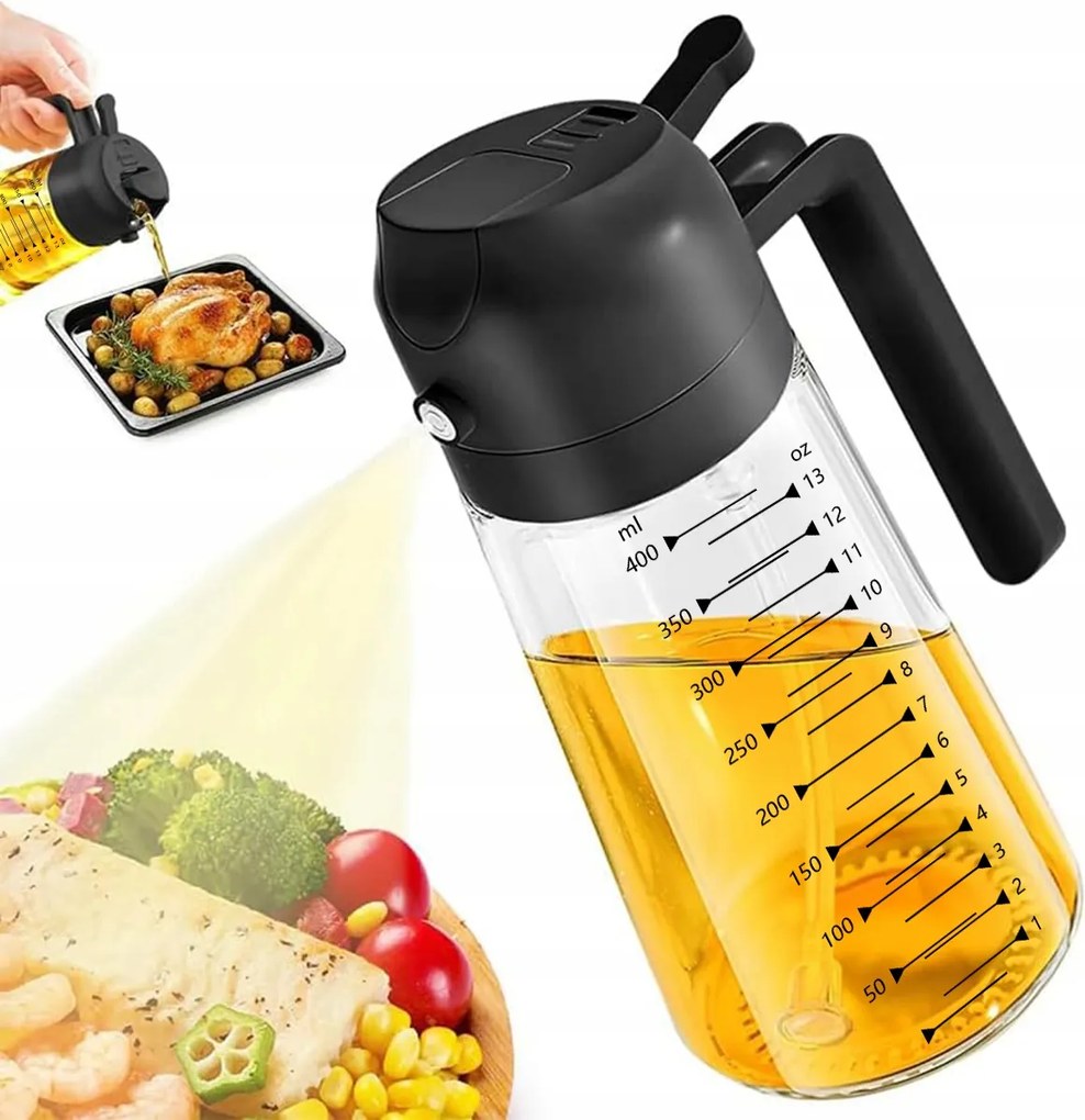 Ecet Olívaolaj szórófej adagoló porlasztó üveg olaj palack ecet