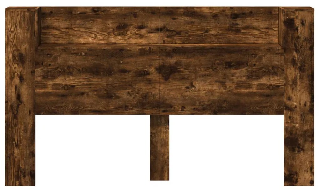 Fejtámla polcokkal Füstölt tölgy 180 x 16,5 x 103,5 cm Faanyag