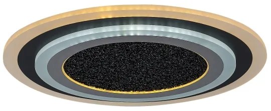 Rabalux 71316 - LED dimmelhető mennyezeti lámpatest TANELI 56W/230V 3000/4000/6000K fekete + távirányító