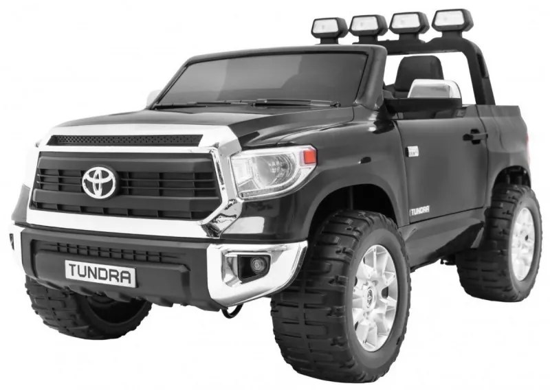 Toyota Tundra elektromos autó, 2 ülés, 4 motor, EVA kerekek, fekete színű
