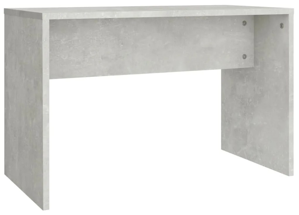 betonszürke színű fésülködőasztal-szett 74,5 x 40 x 141 cm