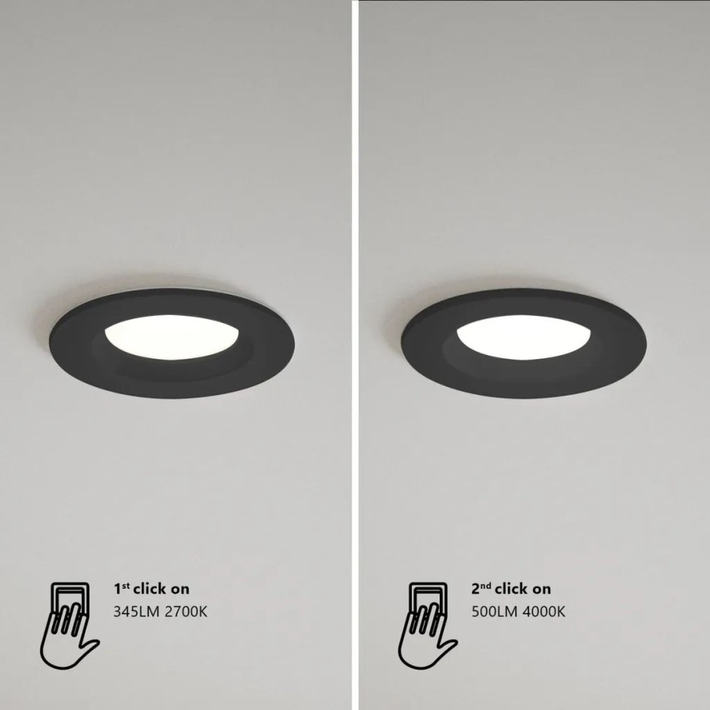 Nordlux TIAKI 49570103 Beépíthető spotlámpa 1x6,5W/LED 2700K|4000K 345LM IP65