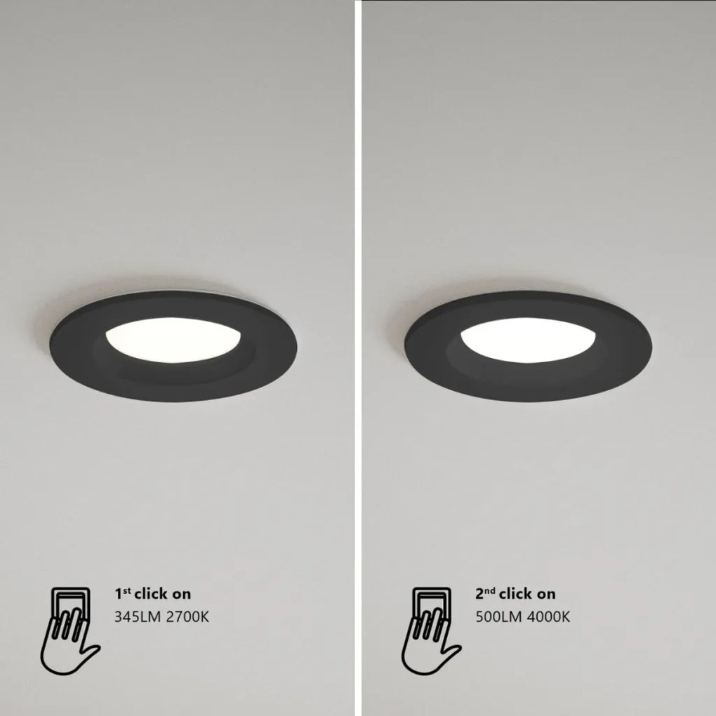NORLDUX 49570103 TIAKI Kültéri Mennyezetbe Építhető Lámpa LED IP65