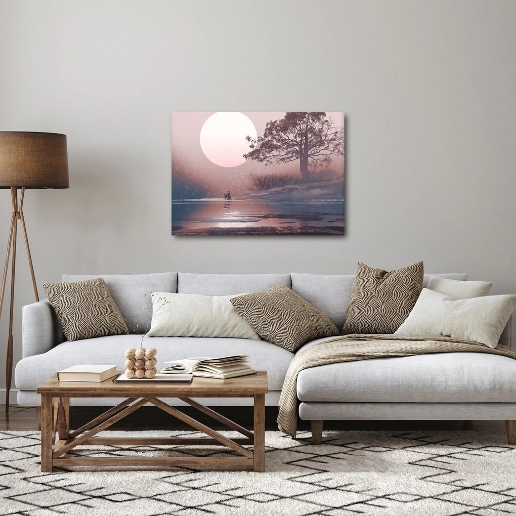 Kép - szerelmes pár (70x50 cm)