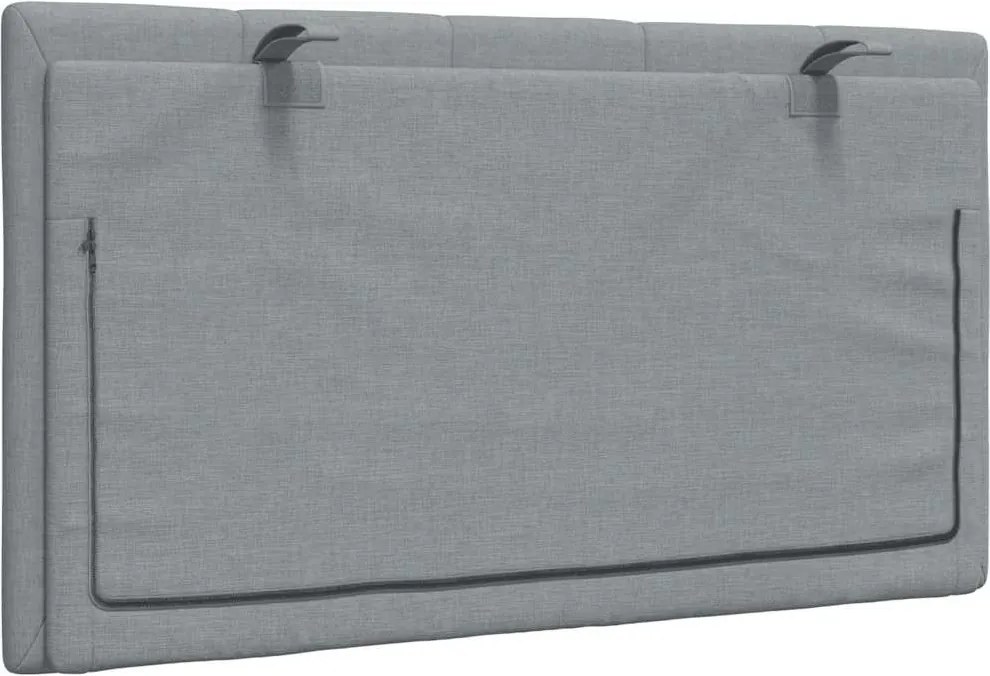 világosszürke szövet fejtámla párna Hanko 80 cm