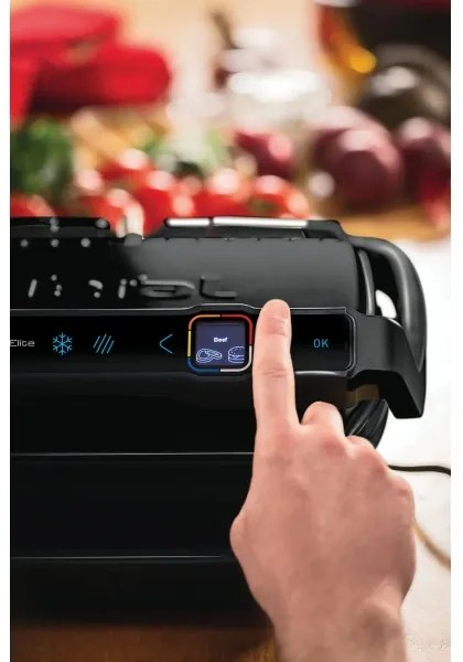 Tefal - Kontakt grill OPTIGRILL ELITE 2000W/230V fekete