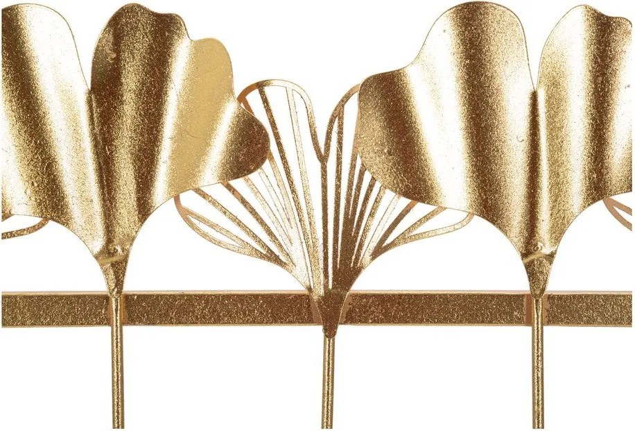 Aranyszínű fém fali fogas Leaves - Mauro Ferretti
