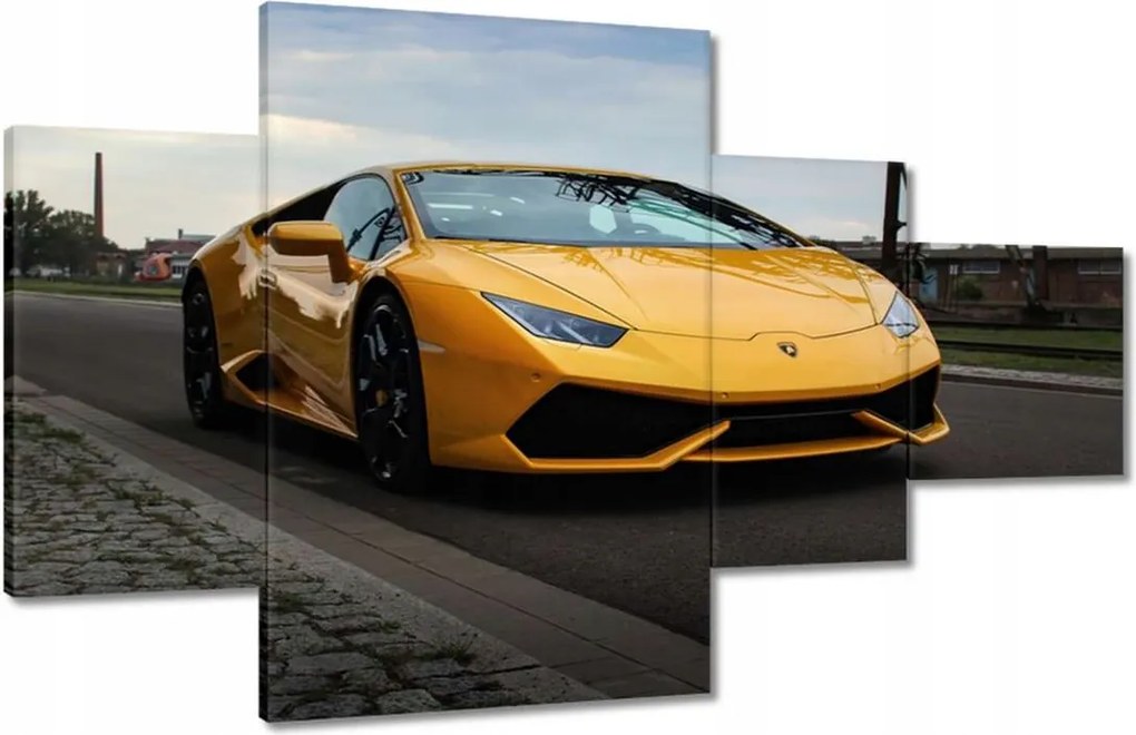 Képek 130x80 Sárga sportautó