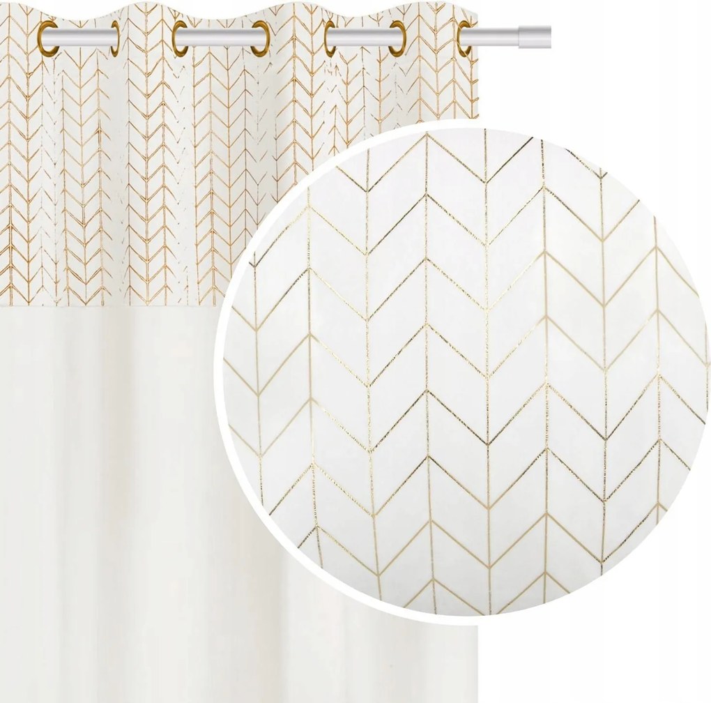 Velvet Nord Velúr Függöny 140x250 Fehér