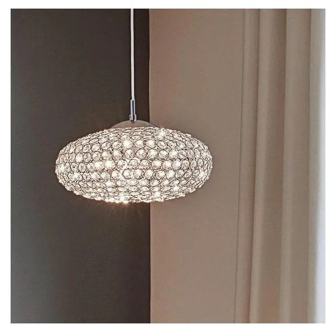 Eglo 95286 - Csillár zsinóron CLEMENTE 1xE27/60W/230V