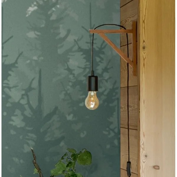 Atmosphera - Fali lámpa WILD 1xE27/25W/230V fenyő