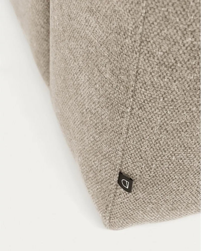 Bézs sarokkanapé (jobb oldali) Blok – Kave Home