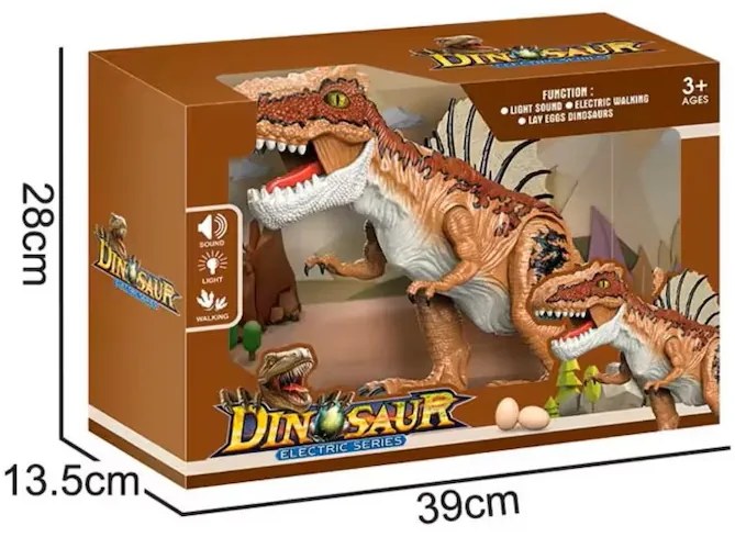 ProNice 45 Cm Népszerű Tojást Tojó T-Rex Dinoszaurusz Dínó Lépked Hangot ad Tüzet Okás Fényhatással
