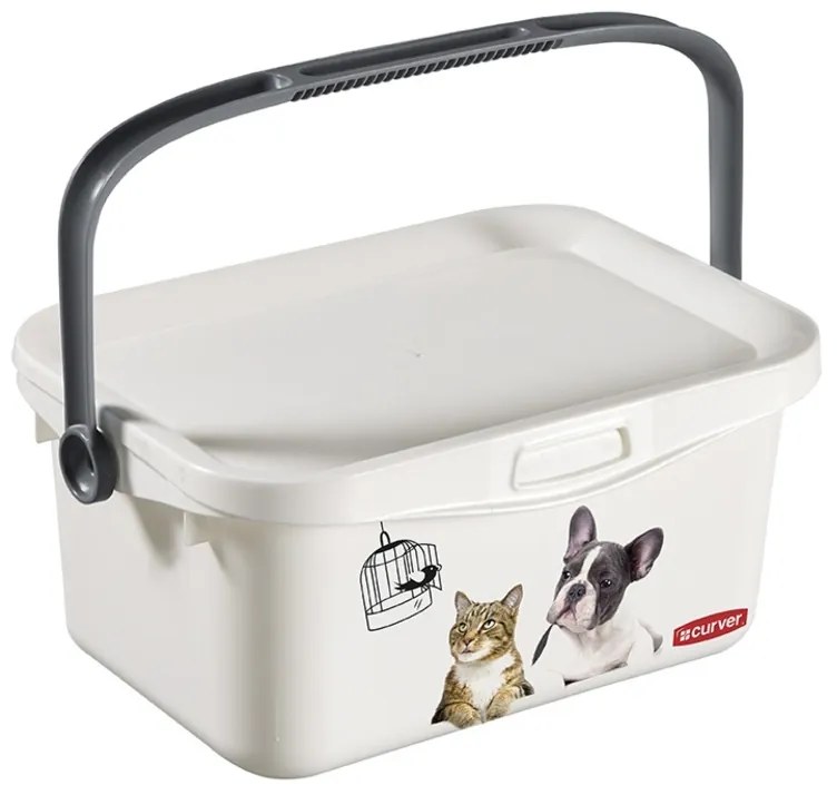 Curver Petlife 00363-C44 multibox, 11x18x26 cm, 3 l, fehér