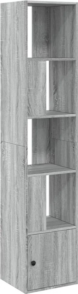 vidaXL szürke sonoma színű szerelt fa könyvespolc 40 x 36 x 189 cm