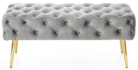 Steppelt pad ATHENA 40x100 cm szürke/arany