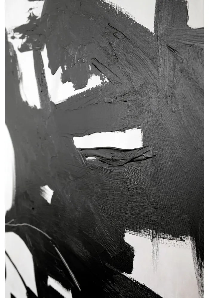 Kézzel festett kép 100x100 cm Playblack 1 - Malerifabrikken