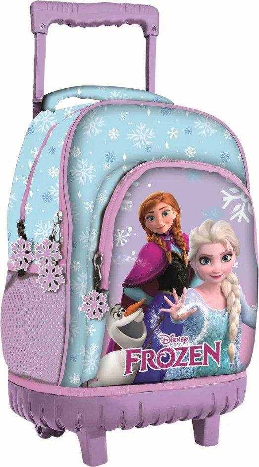 Disney Jégvarázs Winter Magic prémium gurulós iskolatáska, táska 44 cm