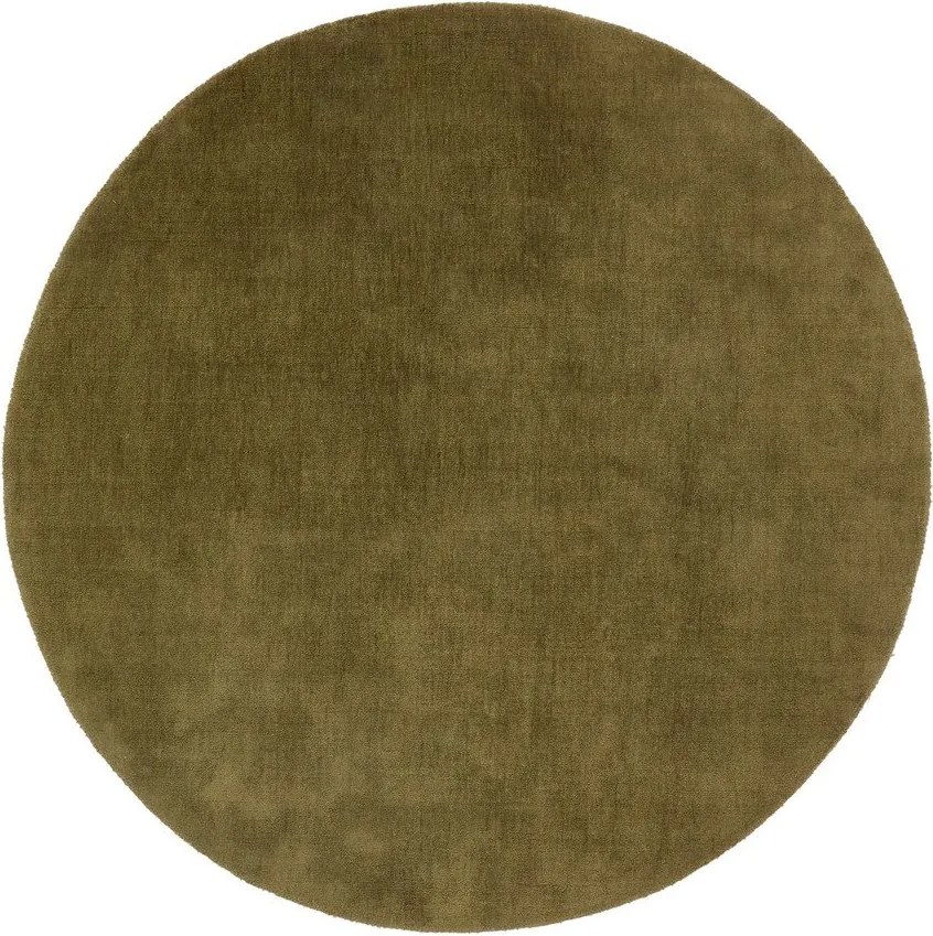 Zöld kerek szőnyeg ø 200 cm Empuries – Kave Home