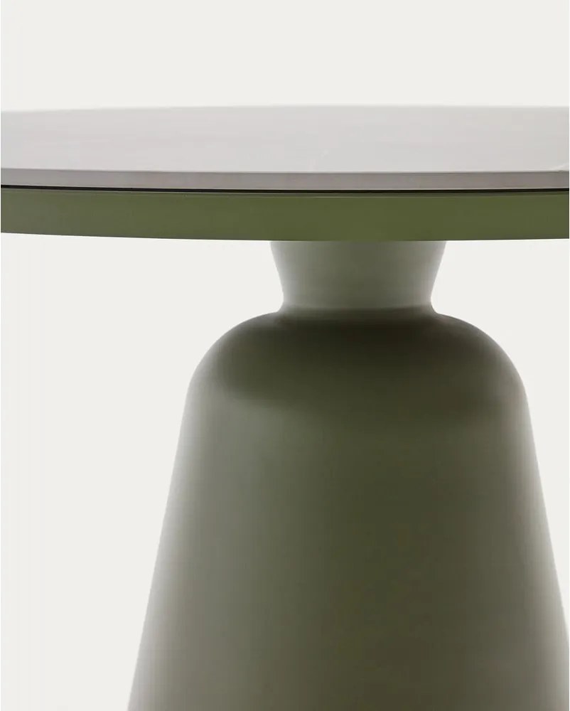 Kerek kerti étkezőasztal kerámia asztallappal ø 120 cm Tudons – Kave Home