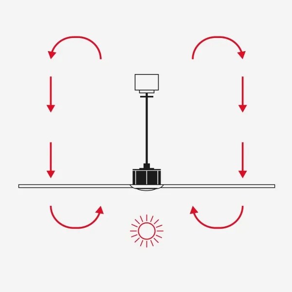 FARO 34370 - Mennyezeti ventilátor MARINE M átm. 125 cm barna/fehér IP44 + távirányító