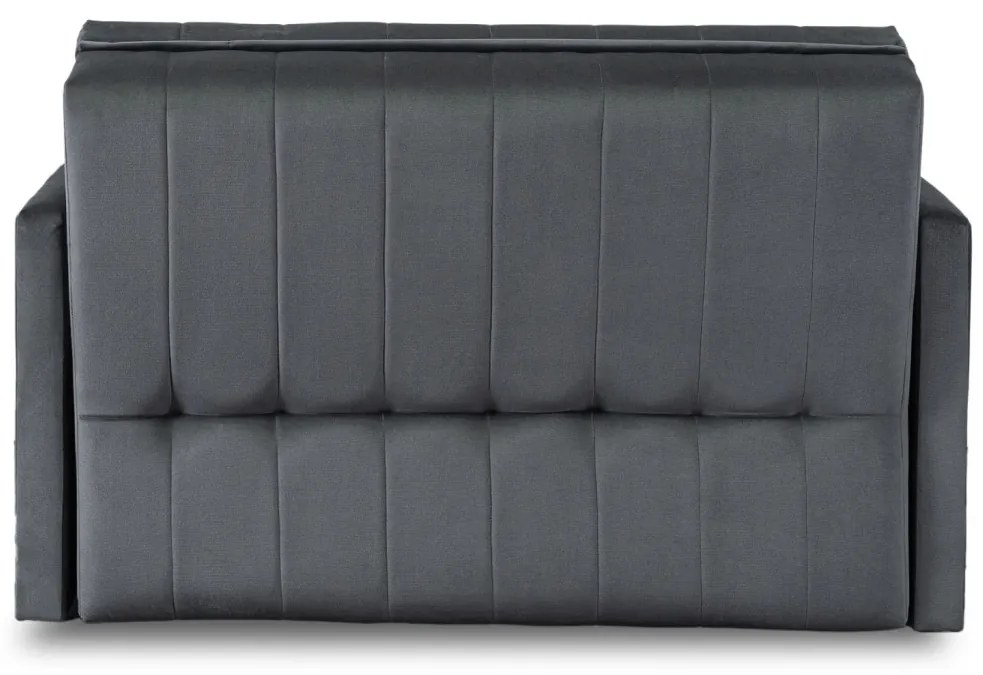 Kétszemélyes kihúzható fotelágy szürke színben – VERO 2